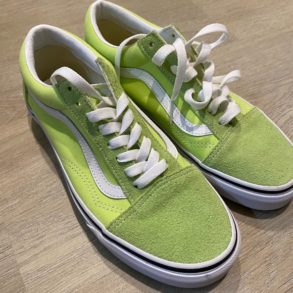 Vans Shoes - New Lime Vans! Evening Primrose Ladies 8 Men’s 6.5